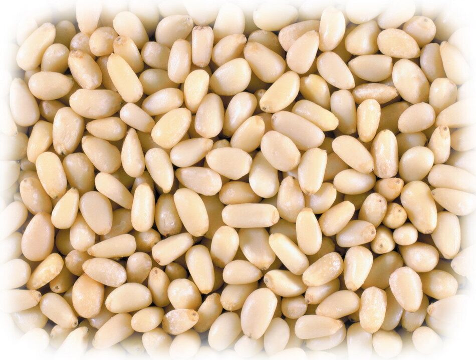 kacang pinus pikeun potency