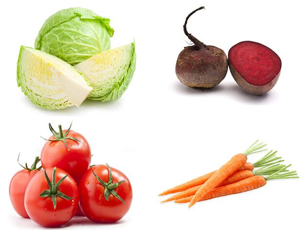 Kol, beets, tomat jeung wortel mangrupakeun sayuran affordable pikeun ngaronjatkeun potency lalaki